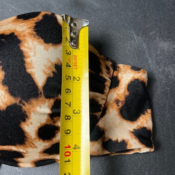 Victoria's Secret Victoria’s Secret Animal Print Bandeau Bikini Top Size 32D - Picture 4 of 5
